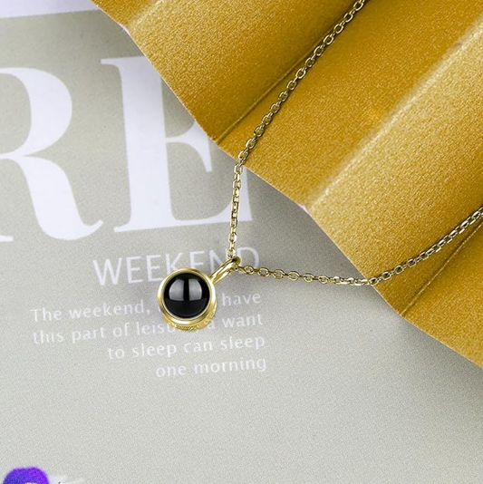 Collar de proyección de foto personalizada